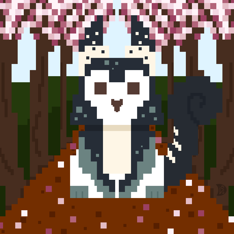 Chibi Pixel gif - 2 major elements